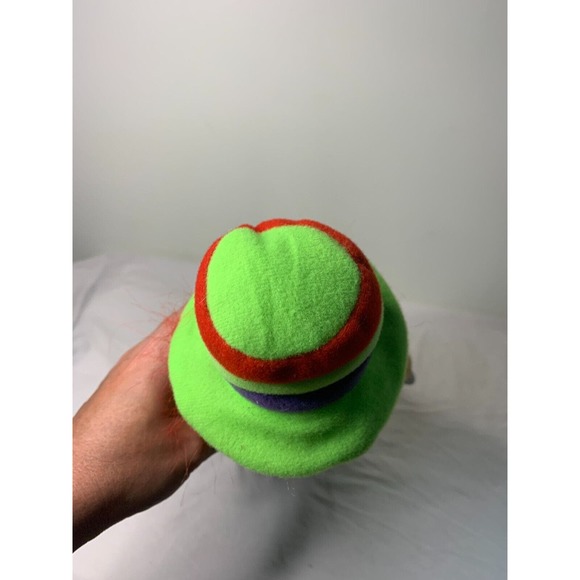 Vintage Porcelain Head Hands Feet Clown Blue Overall Pants Stuffed Body 13'' - Picture 8 of 9